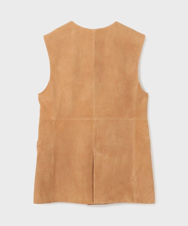 GRACE CONTINENTAL ルーズスエードジレジャケット キャメル