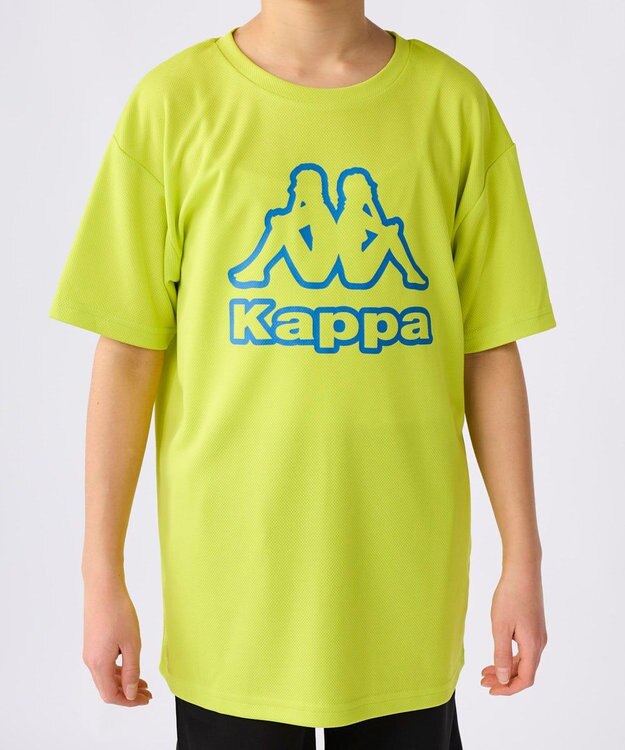 OP／FILA 【Kappa】ブランドモチーフTシャツ ライム