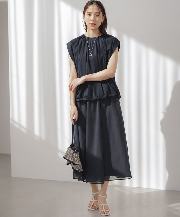 組曲 L 【先行予約・WEB限定】サマージャージーバルーンシルエット カットソー ネイビー系