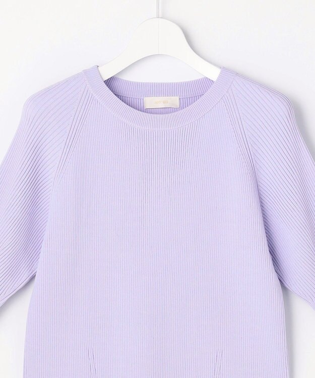 ANY SIS L コクーンスリーブ ニット ラベンダー