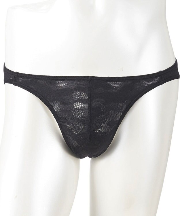 WACOAL MEN ブリーフ  【レースブリーフ】 フロント立体設計 通気性  前閉じ 下着 メンズ  GF2441 /ブロス バイ ワコールメン ブラック