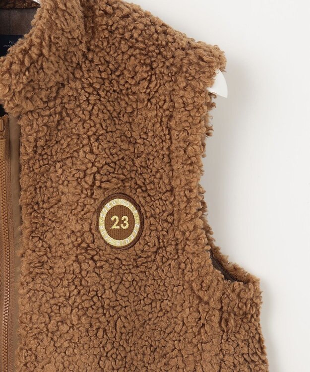 23区GOLF 【WOMEN】ボアベスト キャメル系