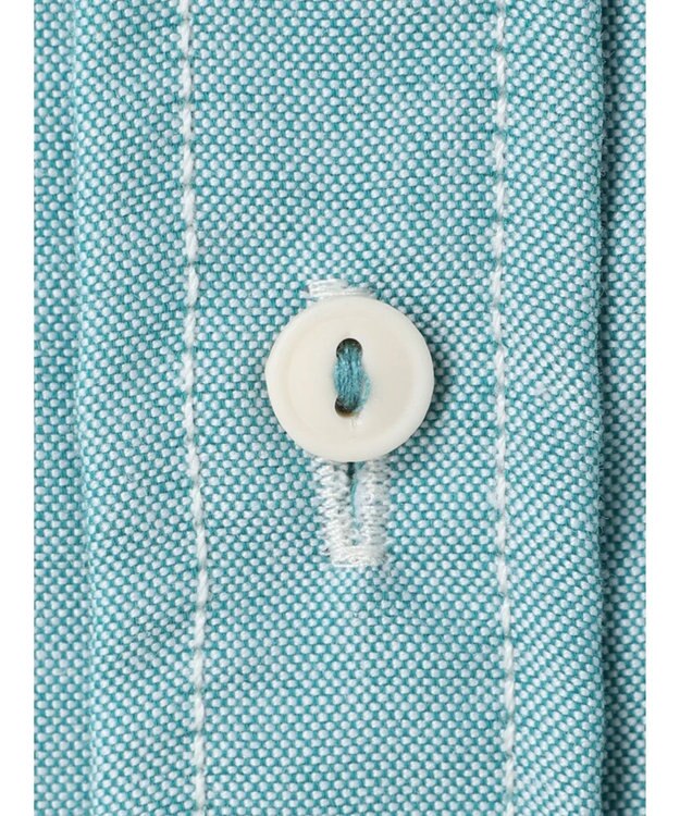 Green Parks オックス先染めシャツ Green