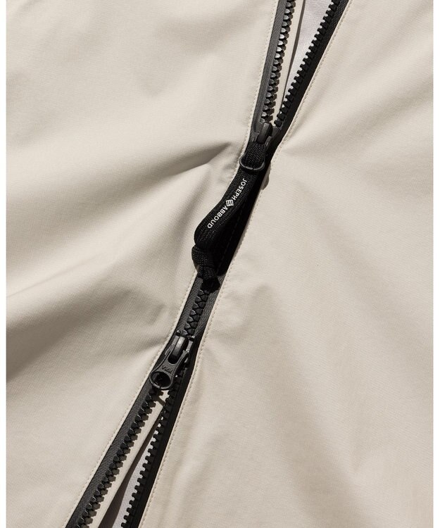 JOSEPH ABBOUD MOUNTAIN 【軽量/撥水/防風/透湿防水素材/JAPANファブリック/男女兼用】　　マウンテンシェルパーカーコート アイボリー系