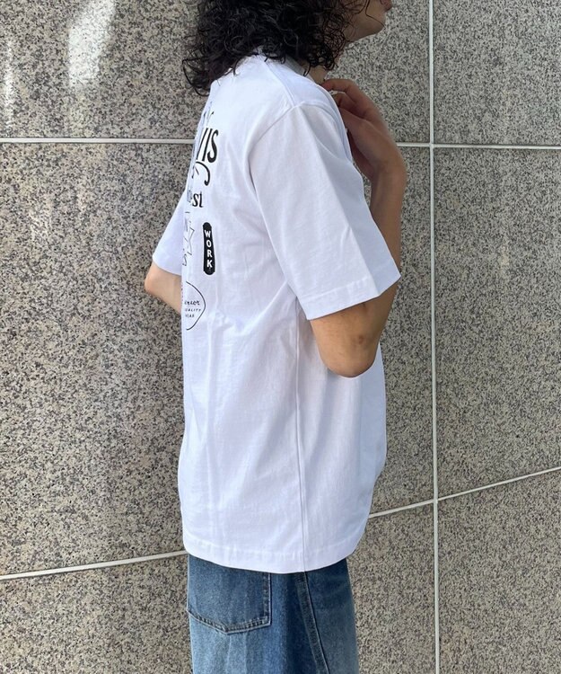 WEGO 【ユニセックス着用ITEM/MLサイズ展開】BENDAVISクラシックロゴT（SS） ホワイト