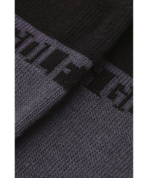 DAKS 【DAKS GOLF】ライン配色足首パイルソックス グレー