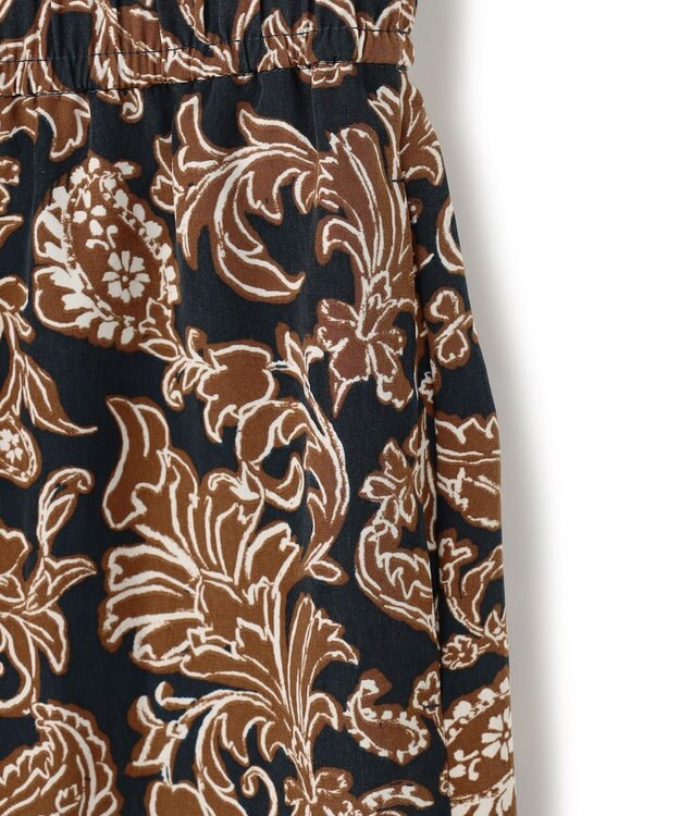 UNFILO 【ウエストゴム】プリント イージーパンツ ペイズリー