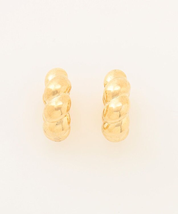 組曲 ツイストリング ピアス ゴールド系