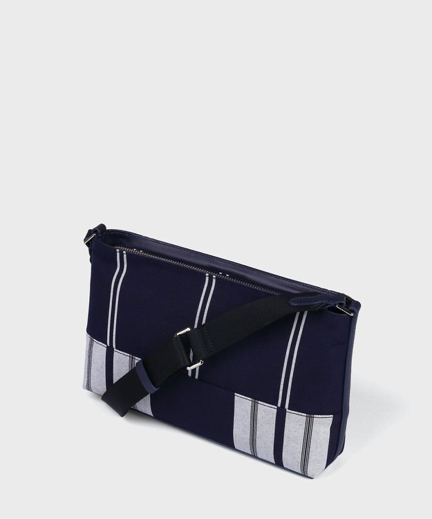 Paul Smith ウーブンストライプ ミニショルダーバッグ ネイビー