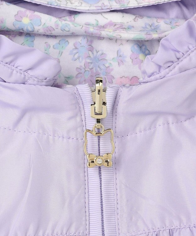 ANY KIDS 【フード取り外し/洗濯機可能】撥水加工リバーシブルゾン ラベンダー