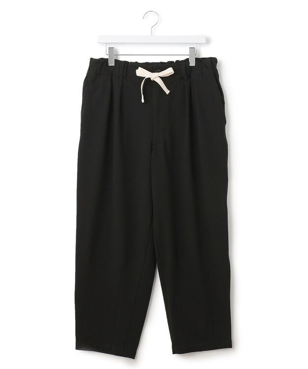 J.PRESS YORK STREET 【UNISEX】2wayストレッチワイドパンツ ブラック系