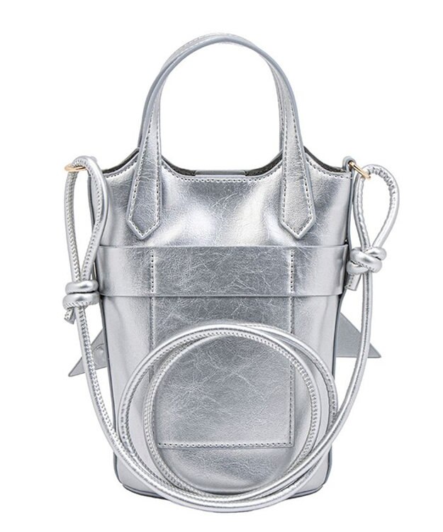 LANVIN en Bleu リュバン ショルダーバッグ シルバー