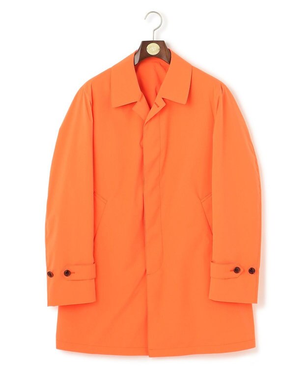 J.PRESS MEN 【驚きの軽さ / オンオフ兼用】【ストレッチ性 / 撥水機能 / 手洗い可】テクニカルライトポプリン カーコート オレンジ系