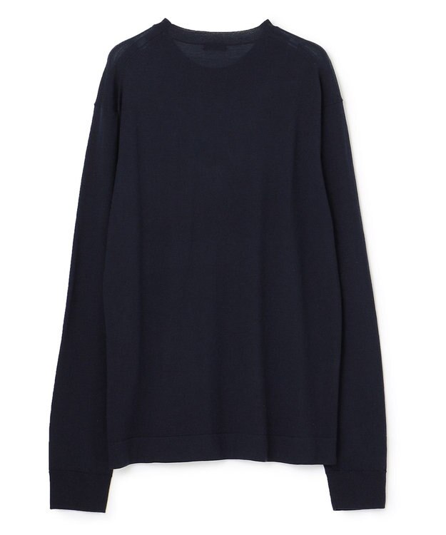 JOSEPH HOMME LIGHT MERIONS CREW NECK KNIT ネイビー系