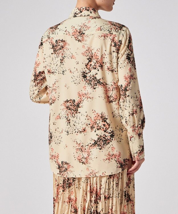 Paul Smith Painterly Buds シャツ グレイッシュベージュ