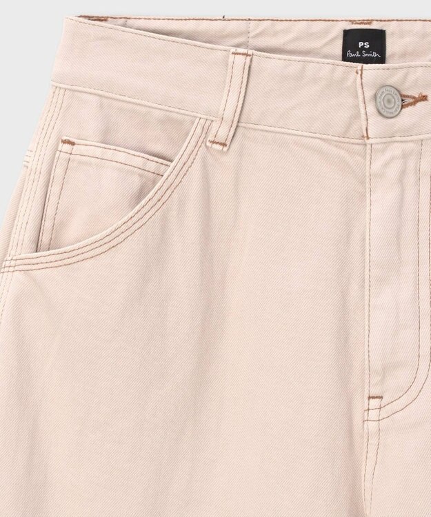 Paul Smith コントラストステッチ カーペンターパンツ ライトピンク