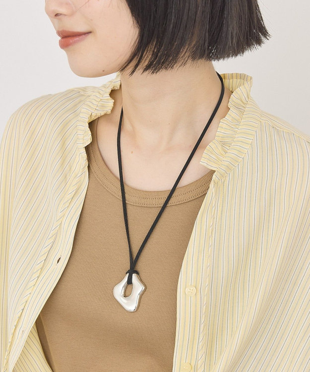 AMERICAN HOLIC ニュアンスモチーフコードネックレス Silver