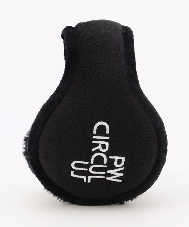 PW CIRCULUS 【UNISEX】WAVY ロゴイヤーマフ ブラック系