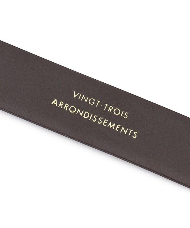 23区 【滝沢眞規子さん着用/VERY掲載】メタルループ ベルト ブラック系