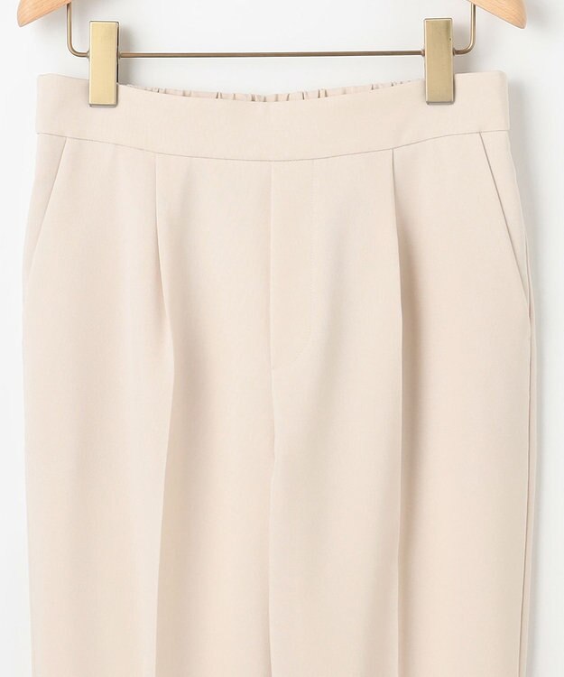 組曲 【ストレッチ・イージーケア】オシャクロス テーパードパンツ アイボリー系