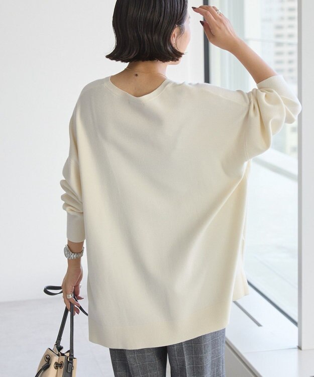 AMERICAN HOLIC バイパチロングニットプルオーバー Ivory