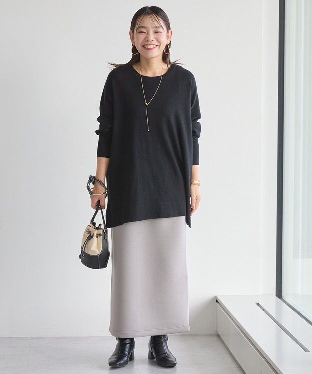 AMERICAN HOLIC バイパチロングニットプルオーバー Black