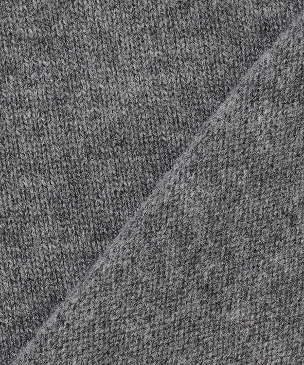 ICB L 【新色追加】ソフトカシミヤミックス ハイネックニット ミディアムグレー