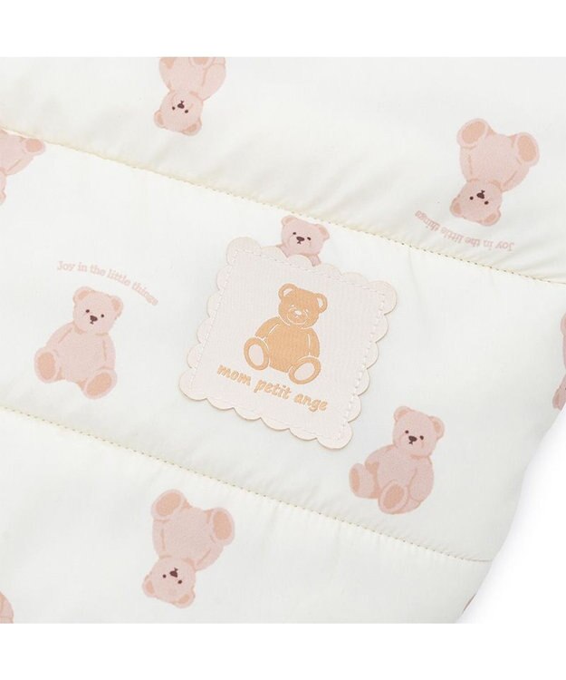 PET PARADISE ペットパラダイス 遠赤外線 くまちゃん  カート用 寝袋 ホワイト×ブラウン