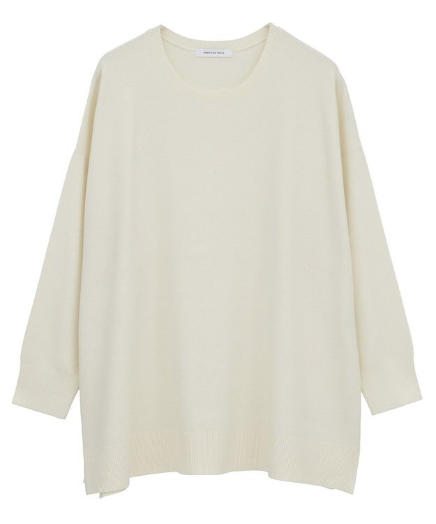 AMERICAN HOLIC バイパチロングニットプルオーバー Ivory