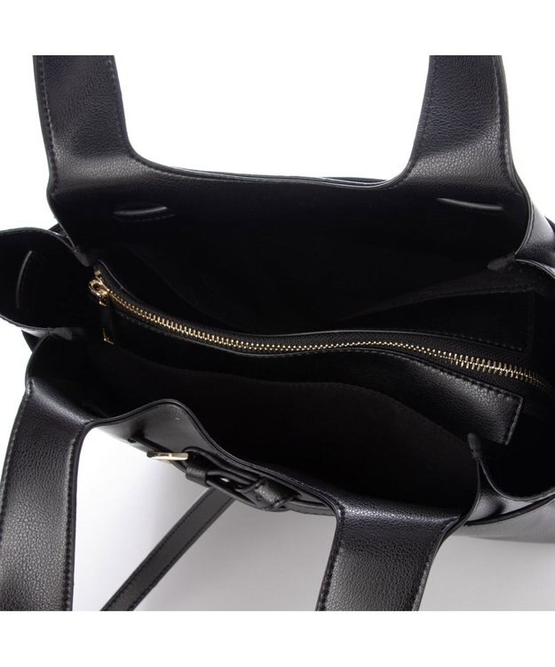 LA BAGAGERIE 【MONICA】ベルトモチーフA4トートバッグ ブラック