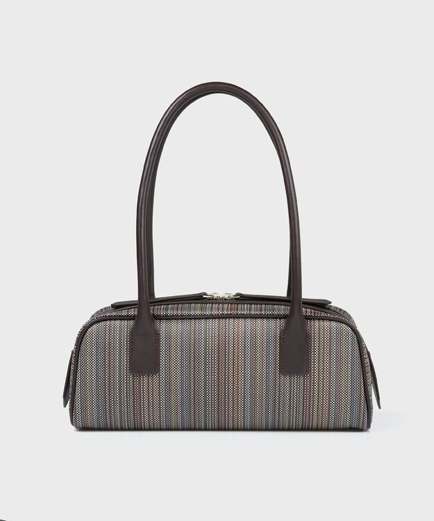 Paul Smith コーテッドキャンバス ハンドバッグ ダークブラウン