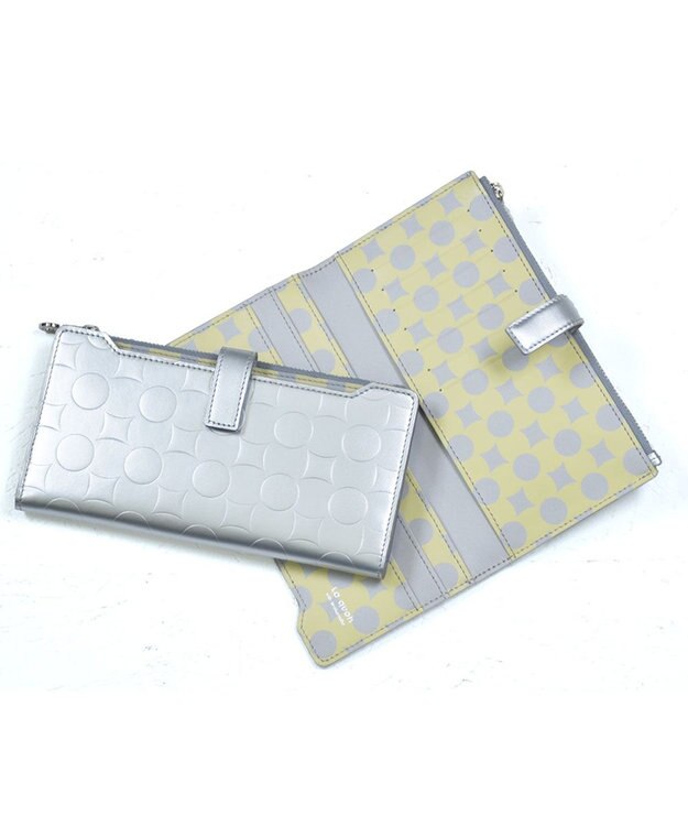 MIYABIYA La quoh with kirakaracho ロングウォレット 月白銀(つきしろぎん)