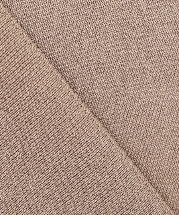 ANY 【洗濯機可】パールポイントフレンチスリーブニット モカ