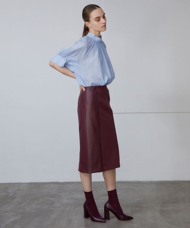 BEIGE， VRON / タイトスカート Burgundy