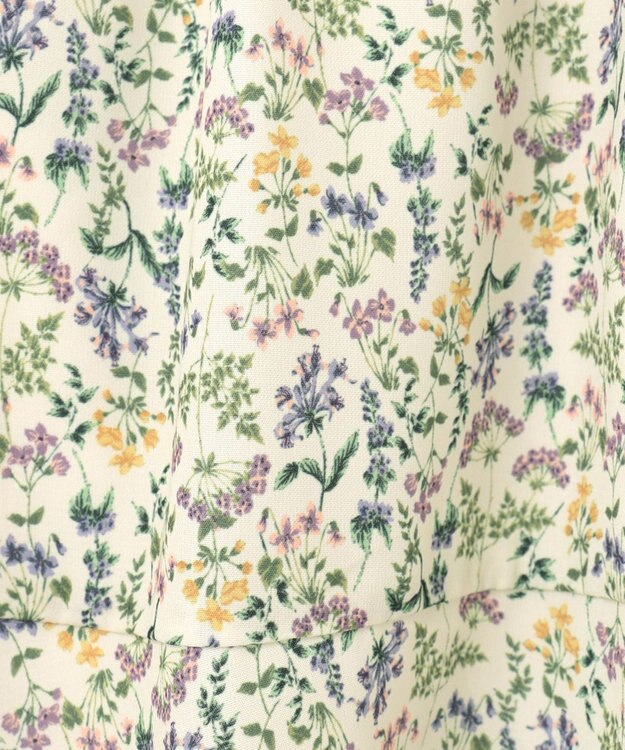 ANY KIDS フラワープリント キャミ ワンピース オフホワイト系