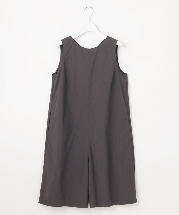 23区 【SLOW/一部店舗限定】UVカット/撥水/接触冷感 ナイロンタスランタフタ オールインワン グレー系