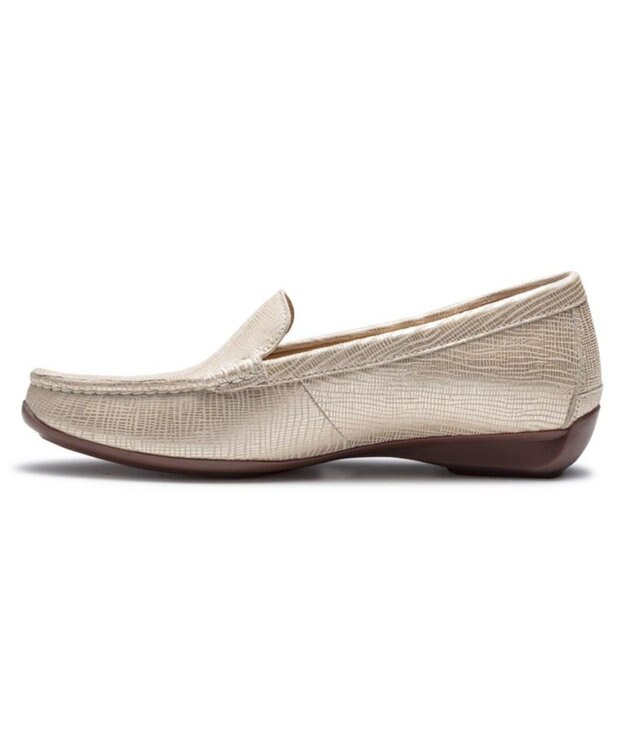 REGAL FOOT COMMUNITY 【リーガルレディース】F09R フラットシューズ ゴールド