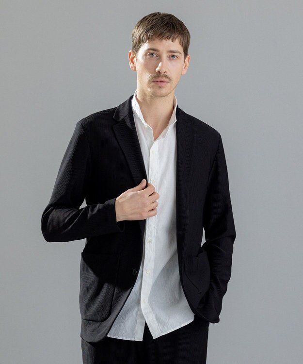 JOSEPH HOMME ソフトプリーツストレッチ / ジャケット ブラック系