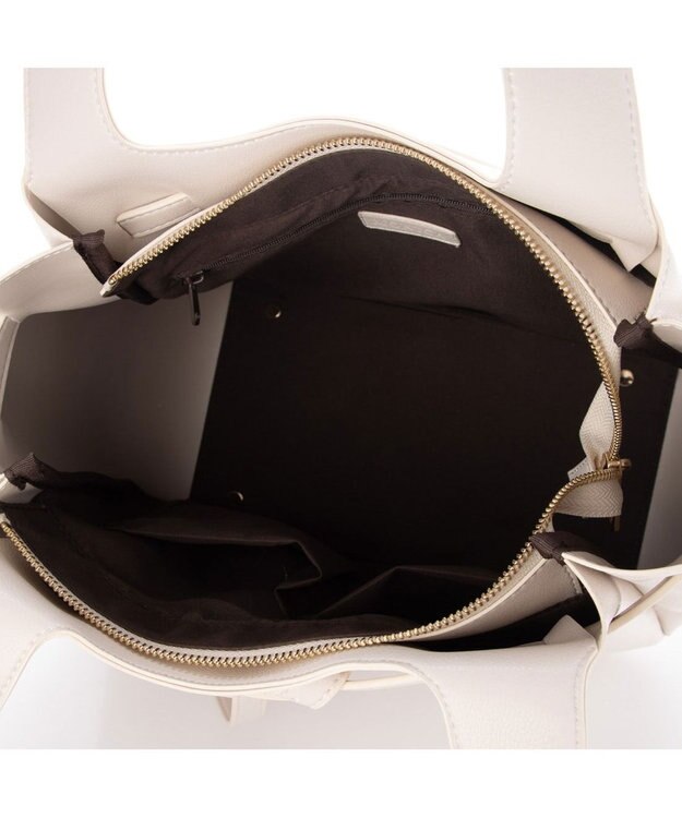 LA BAGAGERIE 【MONICA】ベルトモチーフA4トートバッグ アイボリー