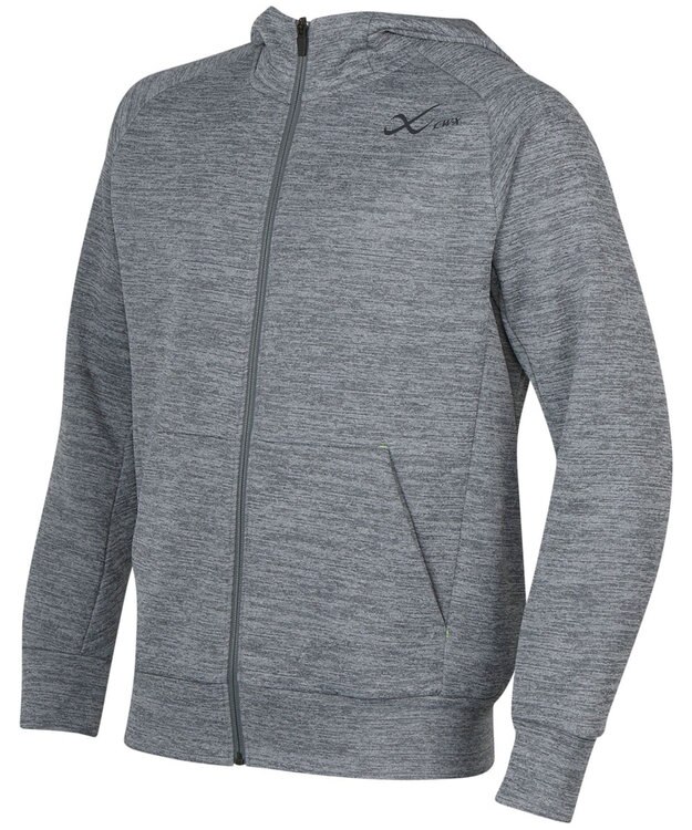 CW-X 【UNISEX】  CW-X 【ユニセックス】アウタートップス ニット素材 ボトムス（DHY249）とペア ボトムス（DHO249）とペア スウエットパーカー DWR589 /ワコール グレー