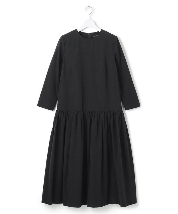 23区 【APPLAUDIR】ソフトタフタ ドレス ブラック系