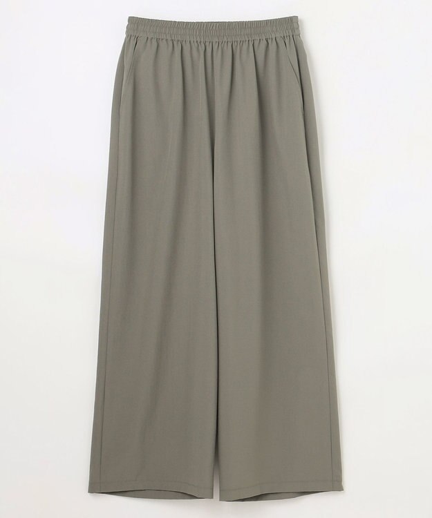 ANY 楽映えストレートパンツ カーキ