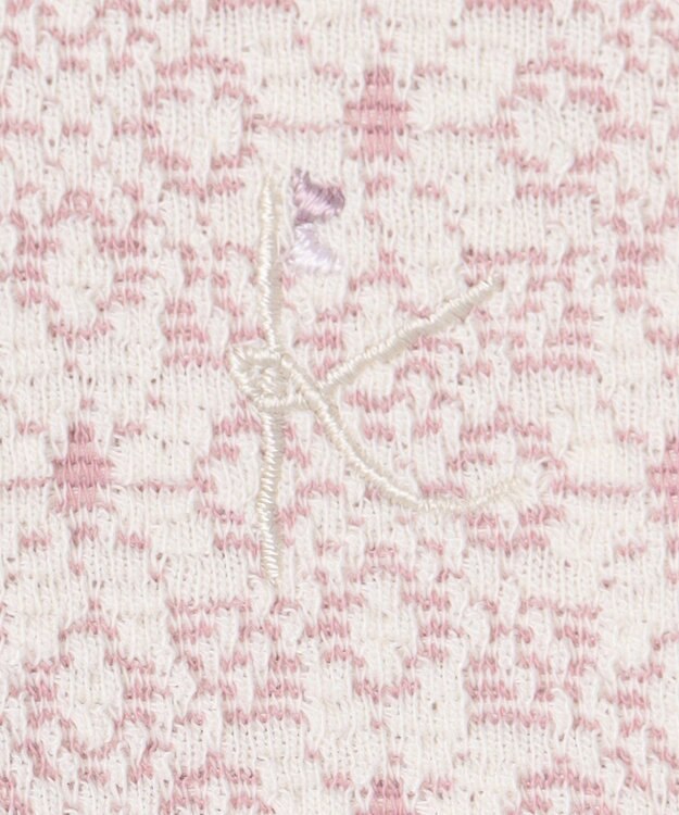 組曲 KIDS 【80-90㎝】 フロストフラワージャガード セットアップ ラベンダー