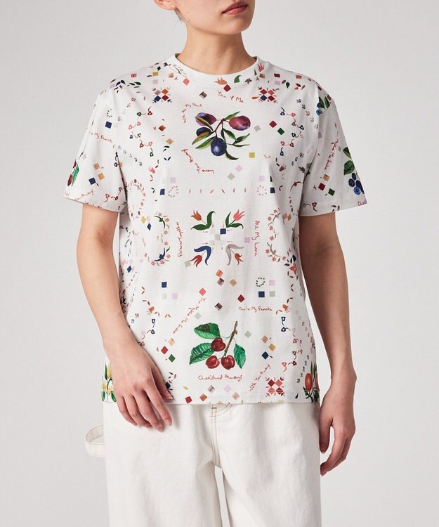 Paul Smith Keepsake プリント Tシャツ オフホワイト