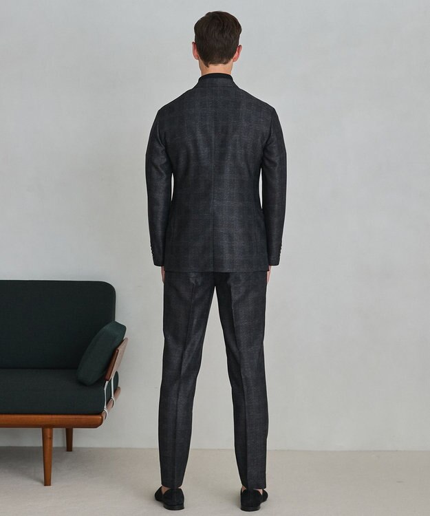 GOTAIRIKU セットアップ仕様【猛暑対応の7機能】カラミ セットアップジャケット_グレンチェック(26年モデル) グレー×グレンチェック柄