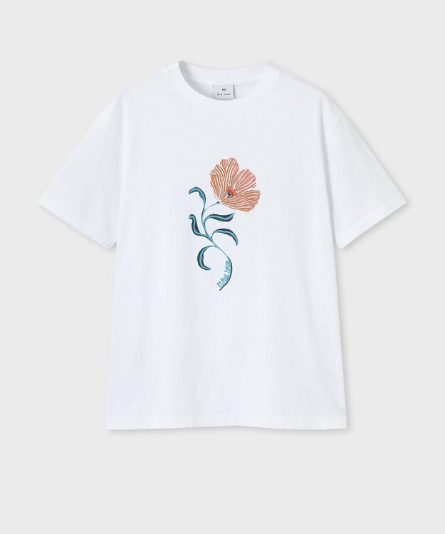 Paul Smith PS Poppies 半袖Tシャツ ホワイト