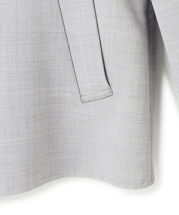 23区 TWライトリバー ショートトレンチコート ライトグレー系