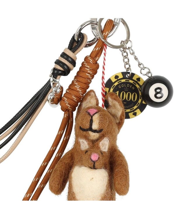 UNBILLION カシュカシュ cachecache / 羊毛フェルトアニマルチャーム ビー