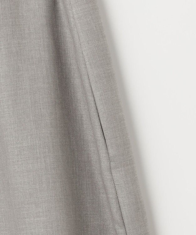 J.PRESS LADIES 【セットアップ対応・洗える・UVケア・速乾】 OXIJEWELストレッチ スカート ライトグレー系