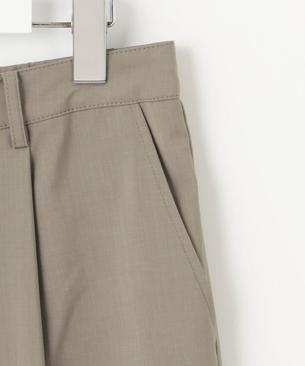 J.PRESS LADIES 【洗える】GORIAN TWILL クロップド パンツ モカカーキ系
